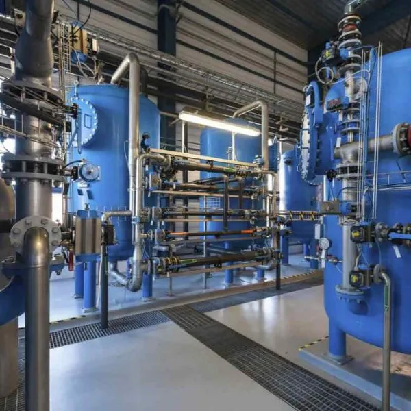 Gray floor coating in an equipment room with tanks, Murray, Utah