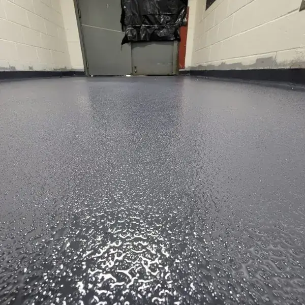 Epoxy flake finish garage floor
